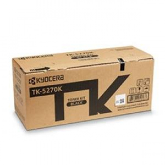 Kyocera toner TK-5270K černý na 8 000 A4 (při 5% pokrytí), pro P6230cdn, M6230/6630cidn