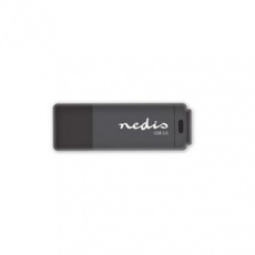 Nedis FDRIU364BK - Flash disk USB 3.0 | 64 GB | Čtení 80 MB/s / zápis 10 MB/s | Černá barva