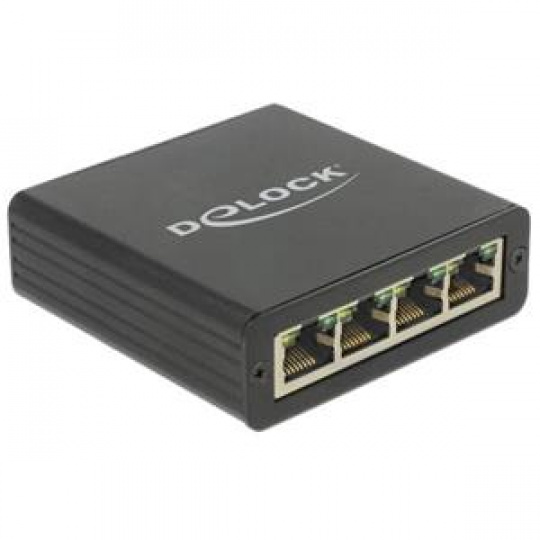 Delock Adaptér USB 3.0 > 4 x Gigabit LAN