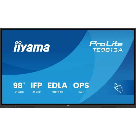 98" iiyama TE9813A-B1AG:IPS,4K,40P,EDLA