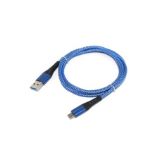 Crono kabel USB 2.0 - USB-C 1m, modrý, premium
