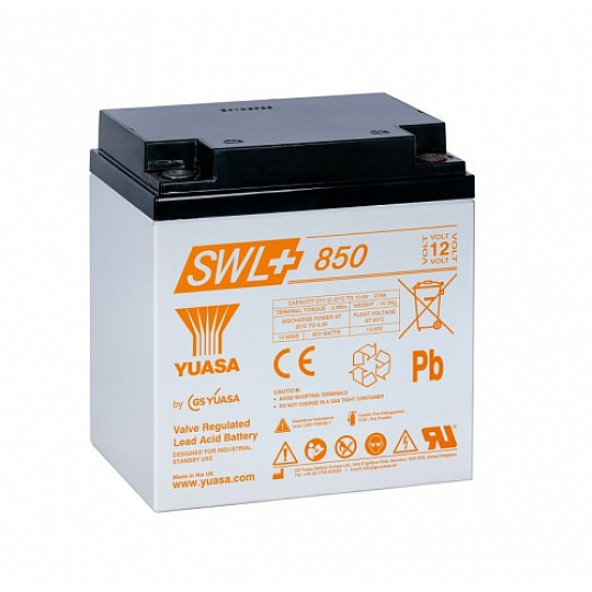 Baterie YUASA SWL+850 (12V, 28,8Ah, životnost 15let a více) Baterie YUASA SWL+850 (12V, 28,8Ah, životnost 15let a více)