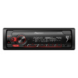 Pioneer MVH-S320BT autorádio s USB a Bluetooth červené