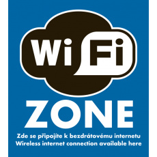 Samolepka Wi-Fi zone