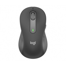 Logitech M650L/Kancelářská/Laserová/Pro leváky/Bezdrátová USB + Bluetooth/Šedá