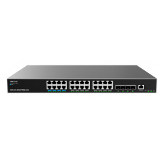 Grandstream GWN7813P Layer 3 Managed Network PoE Switch, 24 portů / 4 SFP+, VLAN, DHCP, Stacking