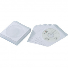 Papírová obálka pro CD nebo DVD s okénkem 10 ks Papírová obálka pro CD nebo DVD s okénkem 10 ks