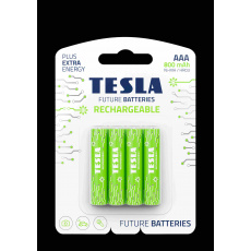 TESLA AAA GREEN+ NABÍJECÍ, 4PCS TESLA AAA GREEN+ NABÍJECÍ, 4PCS