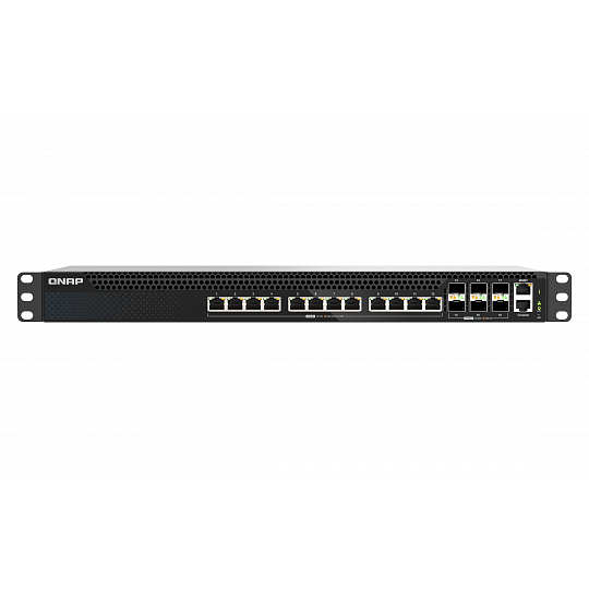 QNAP řízený switch QSW-M5218-6F12T (6x 25GbE SFP28 port, 12x 10GbE RJ45 port, L3) QNAP řízený switch QSW-M5218-6F12T (6x 25GbE SFP28 port, 12x 10GbE RJ45 port, L3)