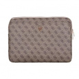 Guess PU 4G Triangle Logo Obal pro Notebook 14" Brown