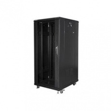 LANBERG Volně stojící skříň 19" 27U/600x800 (v rozloženém stavu) černá (RAL9004)