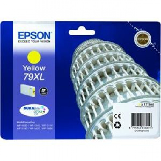 EPSON cartridge T7904 yellow (šikmá věž) XL