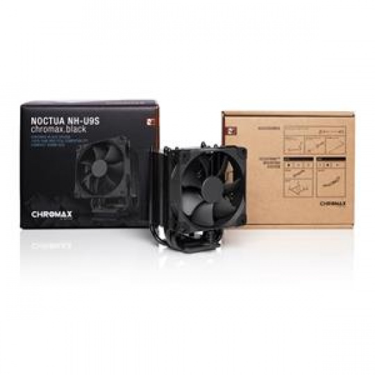 Noctua NH-U9S chromax.black, Intel LGA2066/2011-0/2011-3 Square LM, LGA1150/1151/1155/1156/1200 & AMD AM2(+)/AM3(+)/AM4