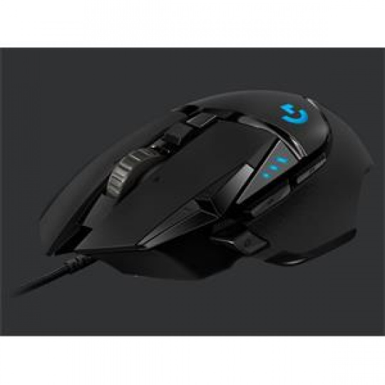 Logitech myš Gaming G502 High Performance /optická / 11 tlačítek/100 - 16000dpi - černá