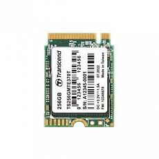 TRANSCEND MTE370T-VS1 256GB SSD disk M.2 2230, PCIe Gen3x4, M Key, 3D TLC BiCS5, DRAM-less, PE: 3K 2000MB/s R, 1100MB/s