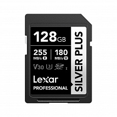 Lexar 128GB Pro SILVER PLUS SDXC C10 V30 U3 Lexar 128GB Pro SILVER PLUS SDXC C10 V30 U3