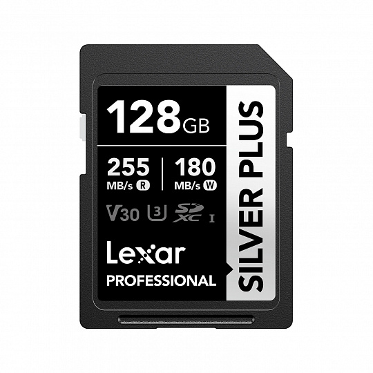 Lexar 128GB Pro SILVER PLUS SDXC C10 V30 U3 Lexar 128GB Pro SILVER PLUS SDXC C10 V30 U3