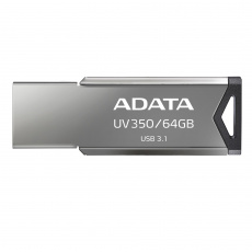 64GB ADATA UV350 USB 3.2 silver (potisk)