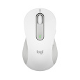 Logitech M650L/Kancelářská/Laserová/Pro leváky/Bezdrátová USB + Bluetooth/Bílá