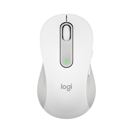 Logitech M650L/Kancelářská/Laserová/Pro leváky/Bezdrátová USB + Bluetooth/Bílá