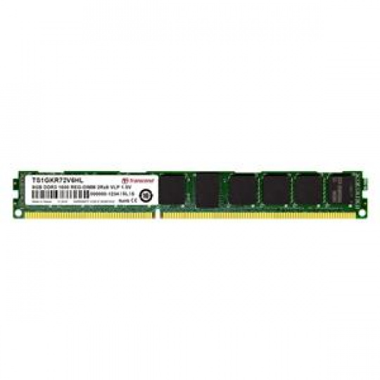 Transcend paměť 8GB DDR3 1600 REG-DIMM 2Rx8 nízký profil