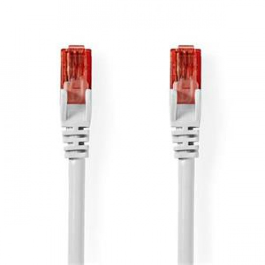 Nedis CCGL85200WT100 - Síťový Kabel Cat 6 U/UTP | RJ45 Zástrčka – RJ45 Zástrčka | 10 m | Bílá