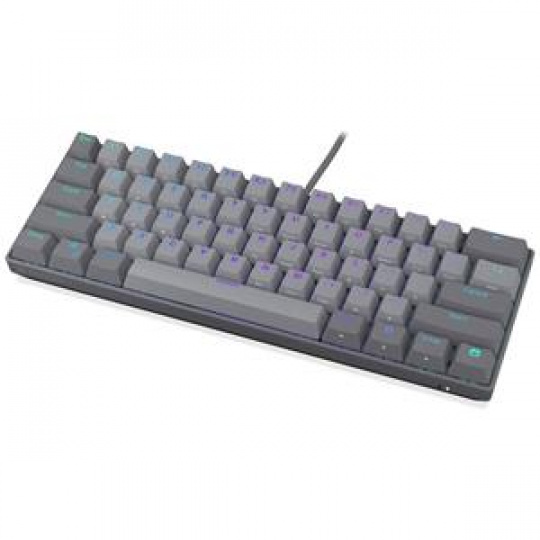 Endorfy Thock V2 Compact Klávesnice, herní, drátová, mechanická, Endorfy Red,US layout, 60% velikost,ARGB, hliníková,USB,šedá Endorfy Thock V2 Compact Klávesnice, herní, drátová, mechanická, Endorfy Red,US layout, 60% velikost,ARGB, hliníková,USB,šedá