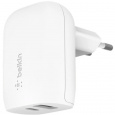 BELKIN BOOSTCHARGE 37W dual adaptér bílý