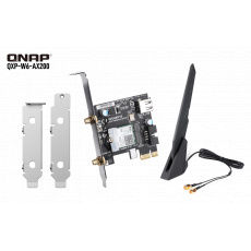 QNAP QXP-W6-AX200 - PCIe bezdrátová síťová karta Wi-Fi 6 pro NAS nebo PC