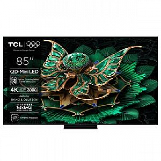 TCL 85C7K SMART TV 85" QLED/4K UHD/Mini LED/144Hz/4xHDMI/USB/LAN/GoogleTV POŠKOZENÁ KRABICE