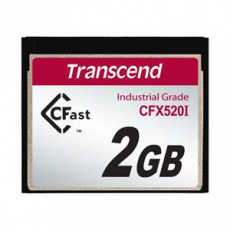 Transcend 2GB INDUSTRIAL TEMP CFAST CFX520I paměťová karta (SLC)