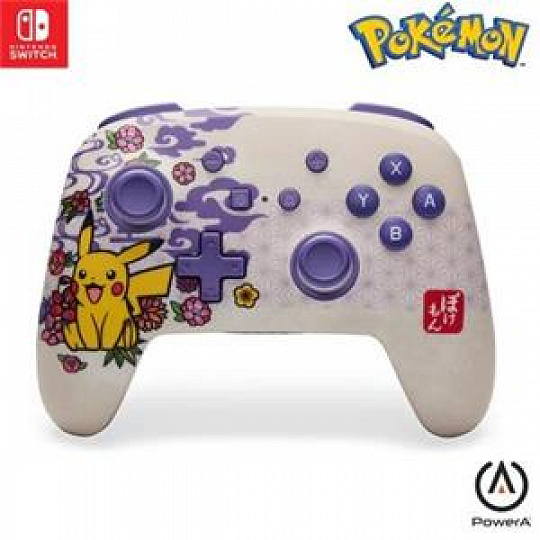 PowerA Vylepšený bezdrátový ovladač pro Nintendo - Pokémon Pikachu Blossom PowerA Vylepšený bezdrátový ovladač pro Nintendo - Pokémon Pikachu Blossom