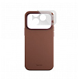 Epico Leather Mag+ Case iPhone 17 Pro/18 Pro hnědá