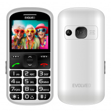 EVOLVEO EasyPhone XS, mobilní telefon pro seniory, bílý EVOLVEO EasyPhone XS, mobilní telefon pro seniory, bílý