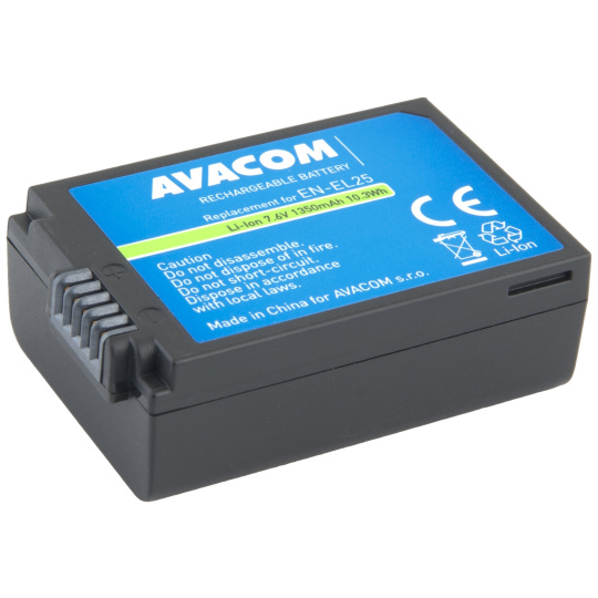 Baterie AVACOM Nikon EN-EL25 Li-Ion 7.6V 1350mAh 10.3Wh