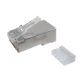 Konektor Solarix KRJ45/6SH RJ 45 FTP 8p8c, Cat 6, licna, skládaný