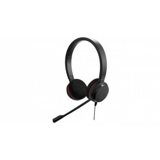 Jabra Evolve 20/Stereo/USB/Drát/MS/Černá