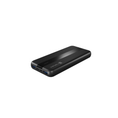 NATEC powerbanka TREVI SLIM Q 10000 mAh 2X USB QC3.0 + 1X PD, černá