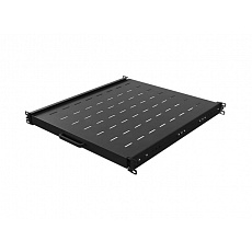 LANBERG POSUVNÁ POLICE PRO 19" RACKOVÉ SKŘÍNĚ 500MM ČERNÁ (1U/445X500MM, NOSNOST DO 35KG, 4-P