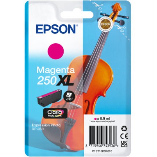 Epson Singlepack Magenta 250XL ink Epson Singlepack Magenta 250XL ink