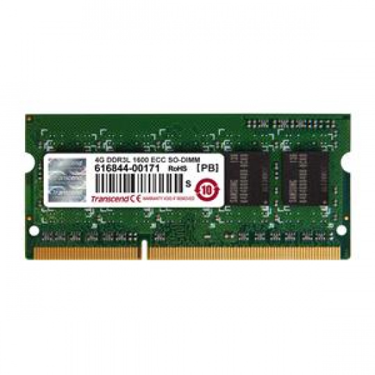 Transcend paměť SODIMM DDR3 4GB 1600MHz, 1Rx8, CL11