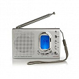 Nedis RDWR1000GY- FM Rádio Přenosné | AM / FM/ SW | Napájení z baterie/Síťové | Digitální |  1.5 W | Černá