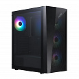 Adata XPG Lander 500/Midi Tower/Transpar./Černá