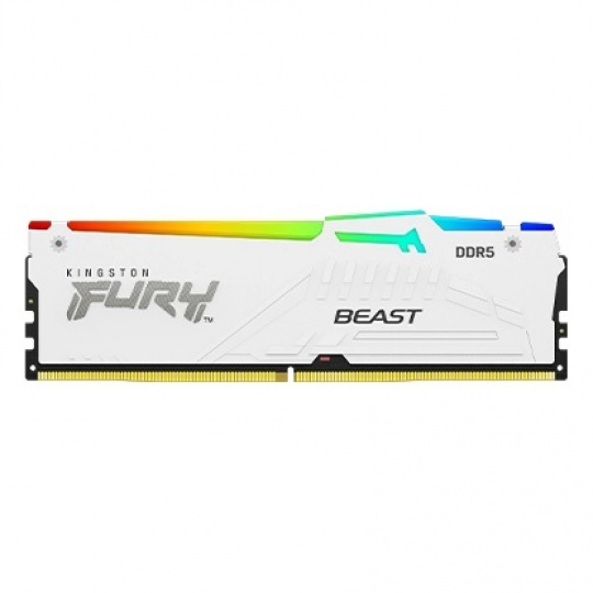 Kingston FURY Beast EXPO/DDR5/32GB/5200MHz/CL36/1x32GB/RGB/White