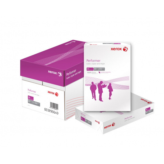 Papír Xerox Performer, A4, 80g, 5x 500 listů (karton)