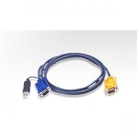 ATEN integrovaný kabel 2L-5202UP pro KVM USB 1,8m