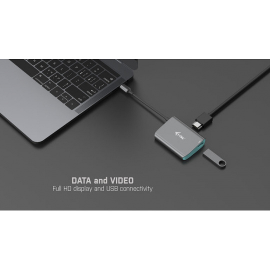 i-tec USB-C Metal HUB 2x USB 3.0 + 2x USB-C