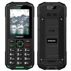 EVOLVEO StrongPhone X5, vodotěsný odolný Dual SIM telefon, černo-zelená EVOLVEO StrongPhone X5, vodotěsný odolný Dual SIM telefon, černo-zelená