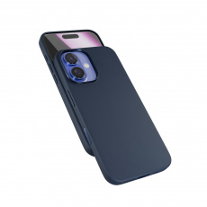Epico Mag+ kožený kryt iPhone 16 Plus - modrá Epico Mag+ kožený kryt iPhone 16 Plus - modrá