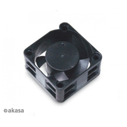 ventilátor Akasa - 40x20 mm  - černý